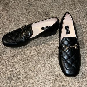 Black & Silver Loafer